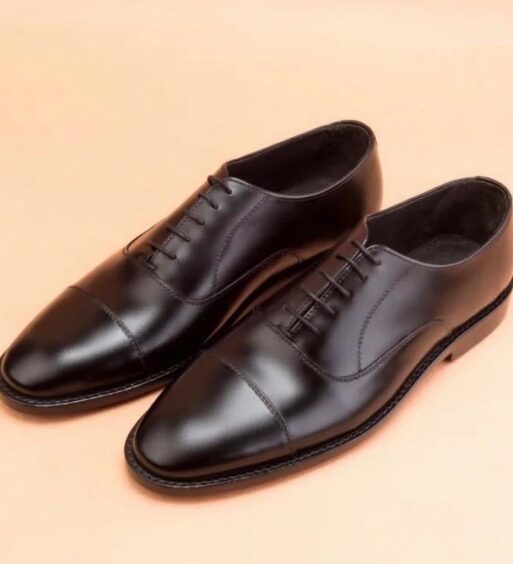 Men's Black Leather Formal Oxford Shoes