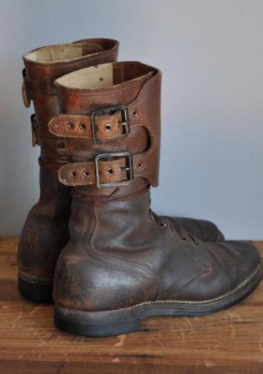 Handmade Men's Genuine Leather Army Boots