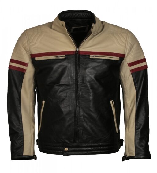 Men's Biker Vintage Riders Motorcycle Leather Jacket