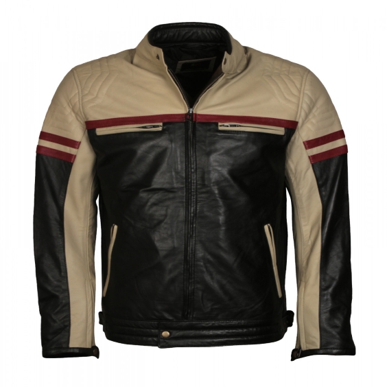 Men's Biker Vintage Riders Motorcycle Leather Jacket