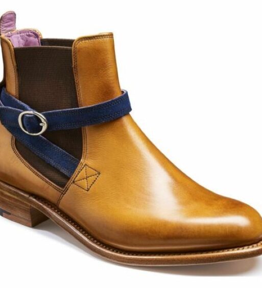 Handmade Men's Tan Brown Leather Jodhpur Boots